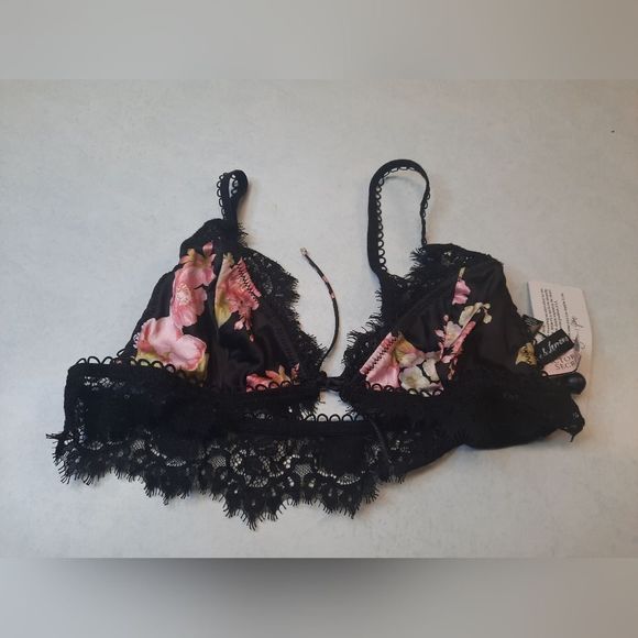 For Love and Lemons Melrose Floral Bralette NWT Size S - Picture 1 of 11